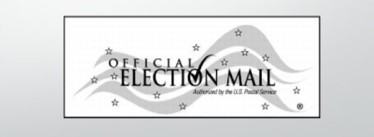 Official election materials mailing symbol